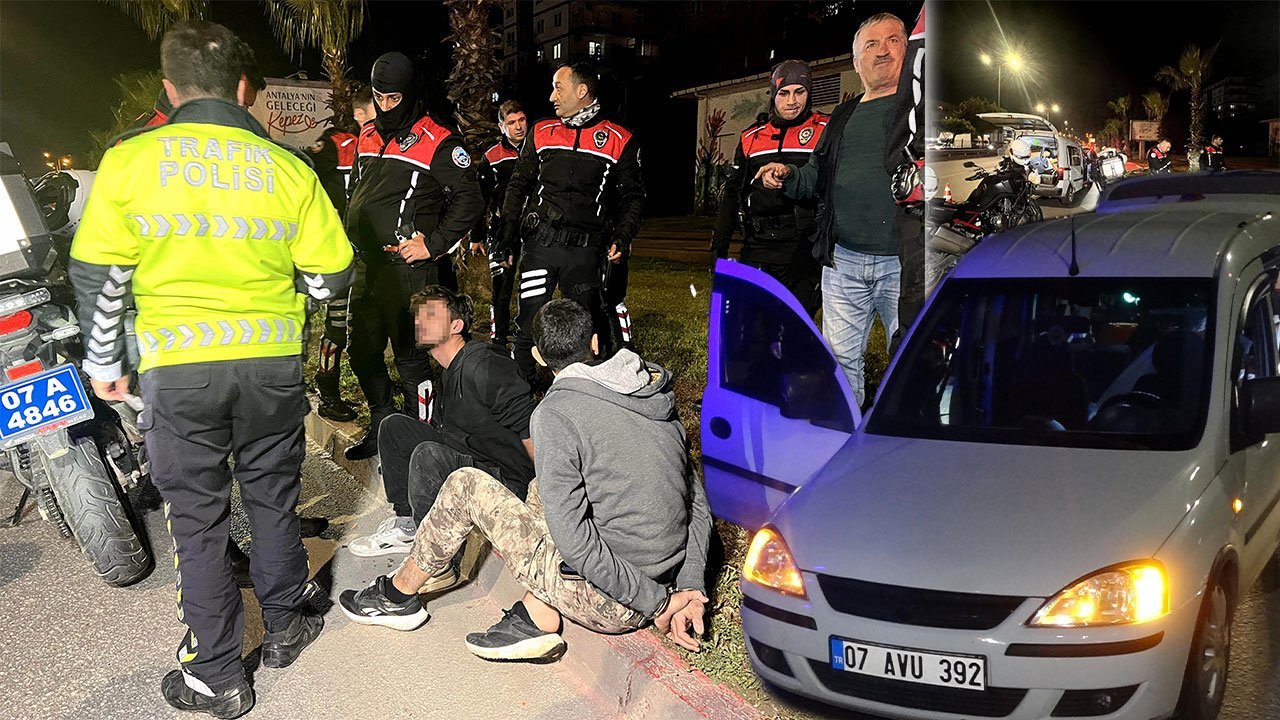 Antalya’da polisten kaçan alkollü sürücüye rekor ceza!