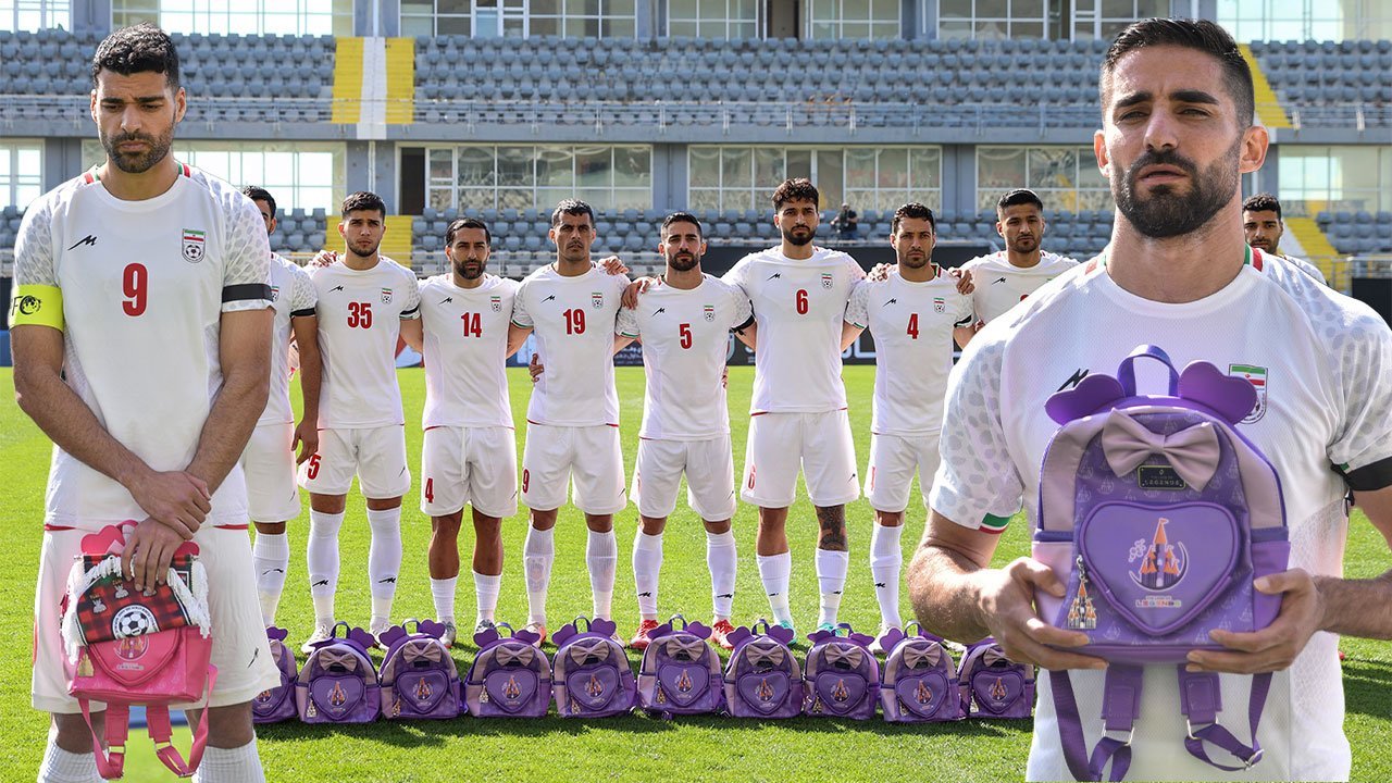 İran Milli Takımı’ndan Antalya’da anlamlı mesaj: Sahaya okul çantalarıyla çıktılar