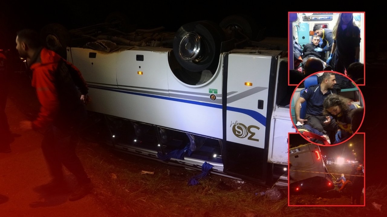 Antalya'da 16 personelin yaralandığı kaza hakkında açıklama! "Ciddi bir yaralanma yok"