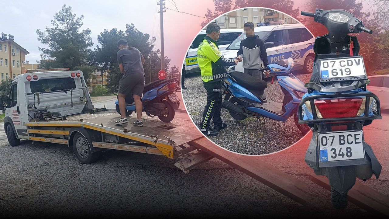 Antalya'da plakasını gizleyen sürücüye 223 bin TL ceza şoku!