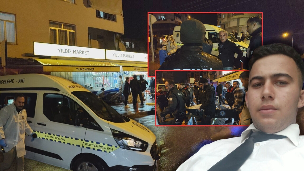 Antalya'da markette dehşet: Alkollü şahıs 19 yaşındaki genci vurdu!