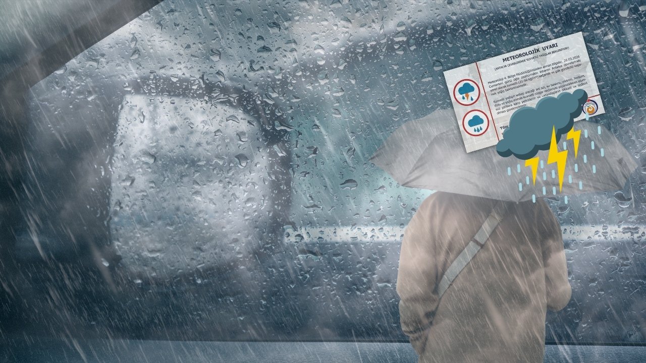 Antalyalılar dikkat: Antalya için kuvvetli yağış uyarısı!