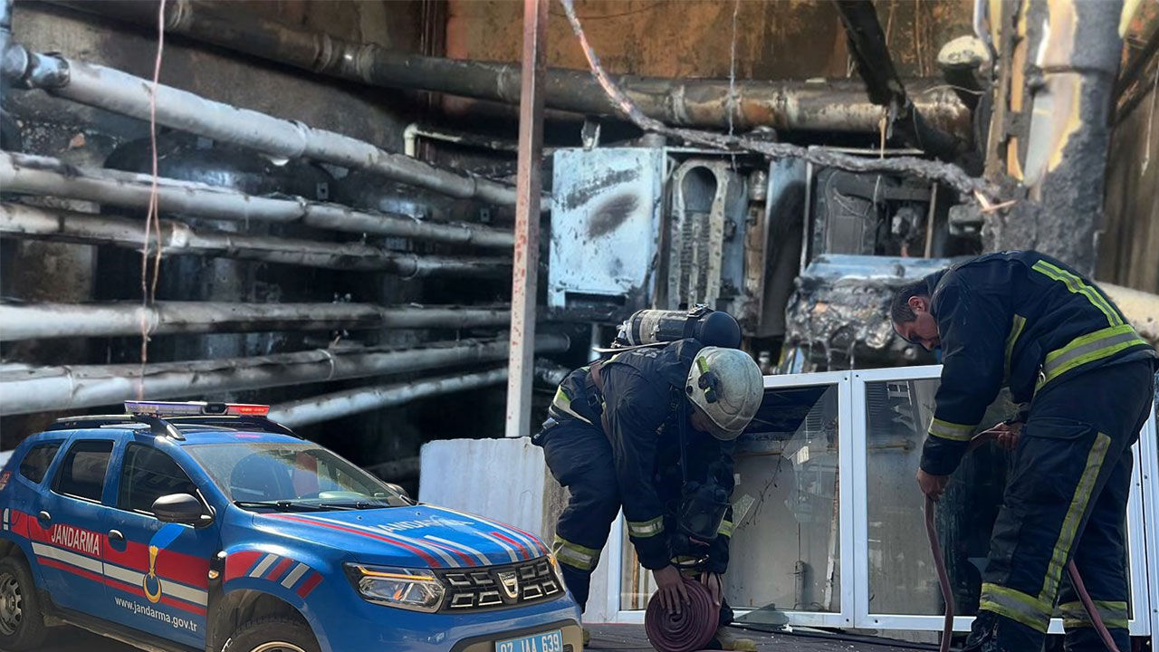 Antalya'da otelde korkutan yangın: Kazan dairesi küle döndü