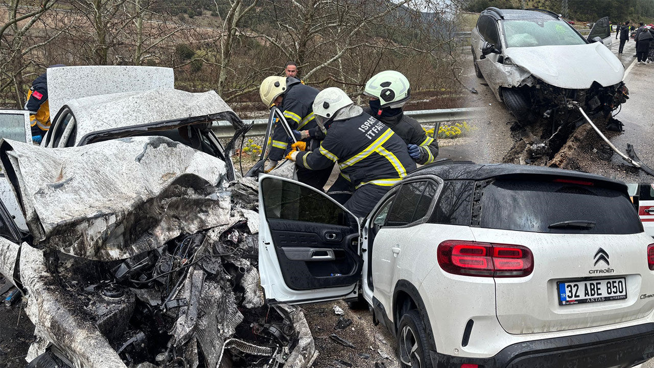 Antalya yolunda katliam gibi kaza: 2 ölü, 4 yaralı