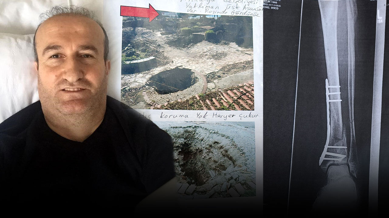 Antalya'da çukura düşüp yaralanmıştı: Mahkemeden milyonluk tazminat kararı!