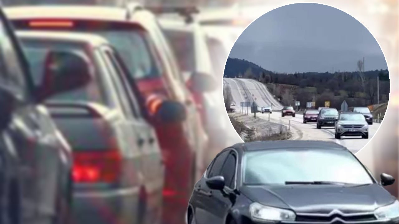 Bayram dönüşü yollara yansıdı: Yeni Konya-Antalya kara yolunda yoğunluk yaşandı
