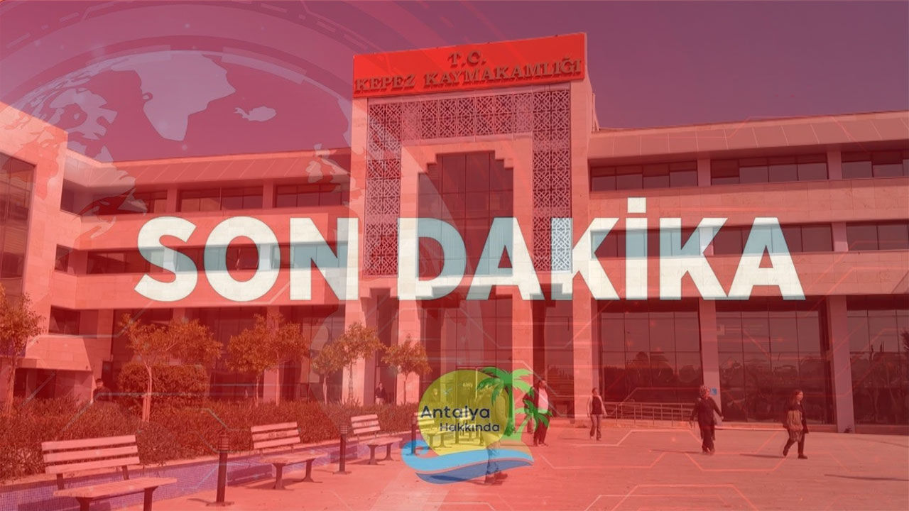 Kepez Kaymakamlık binasında silah sesi duyuldu