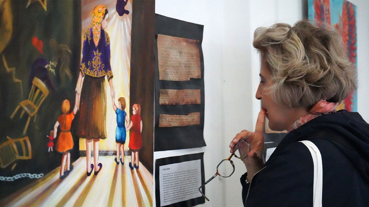 Konukevinden Gelen Mektuplar Tuvale Yansidi2