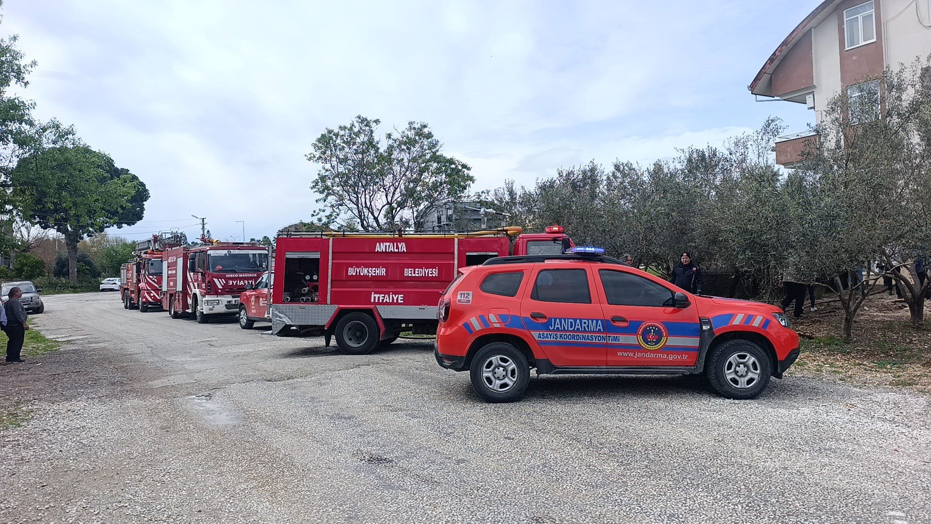 Manavgat Otel Lojmaninda Yangin3