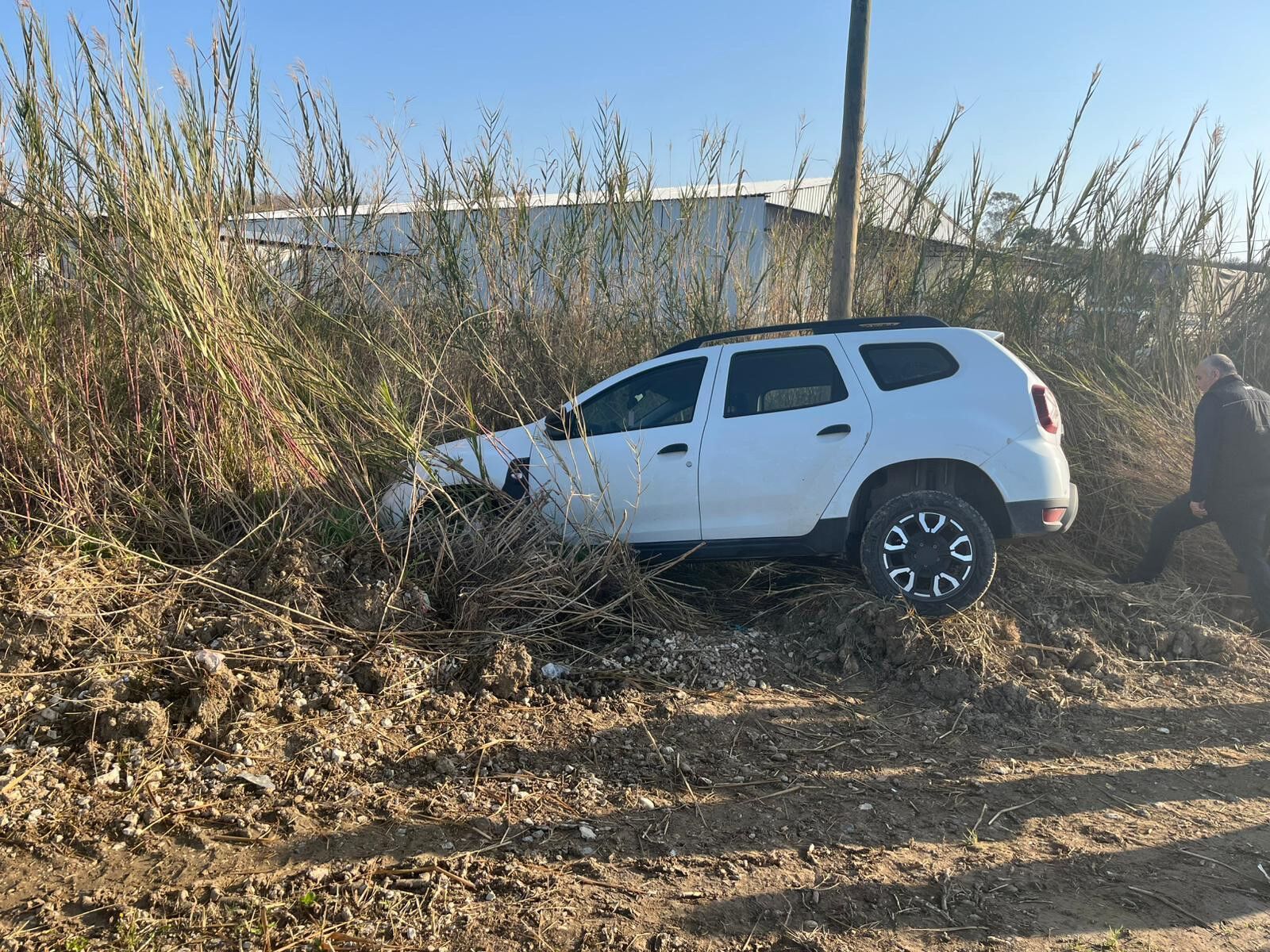 Manavgat Otomobil Tarlaya Uctu2