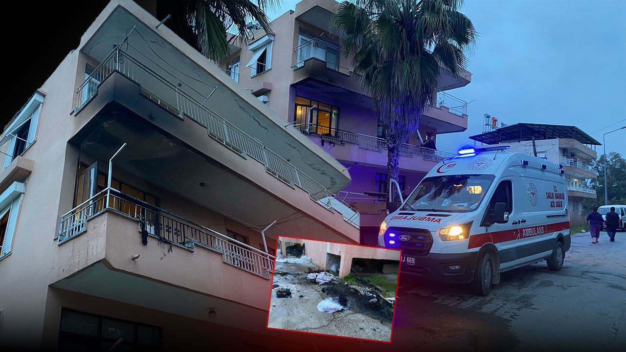 Antalya'da korkutan apartman yangını: Ev sahibi dumandan etkilendi