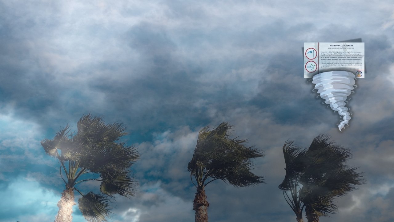 Antalyalılar dikkat: Meteorolojiden fırtına uyarısı!