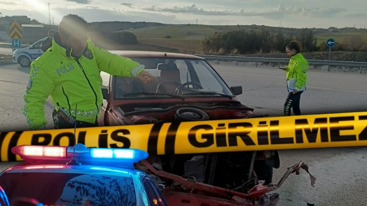 Antalya yolunda feci kaza! 2 yaralı