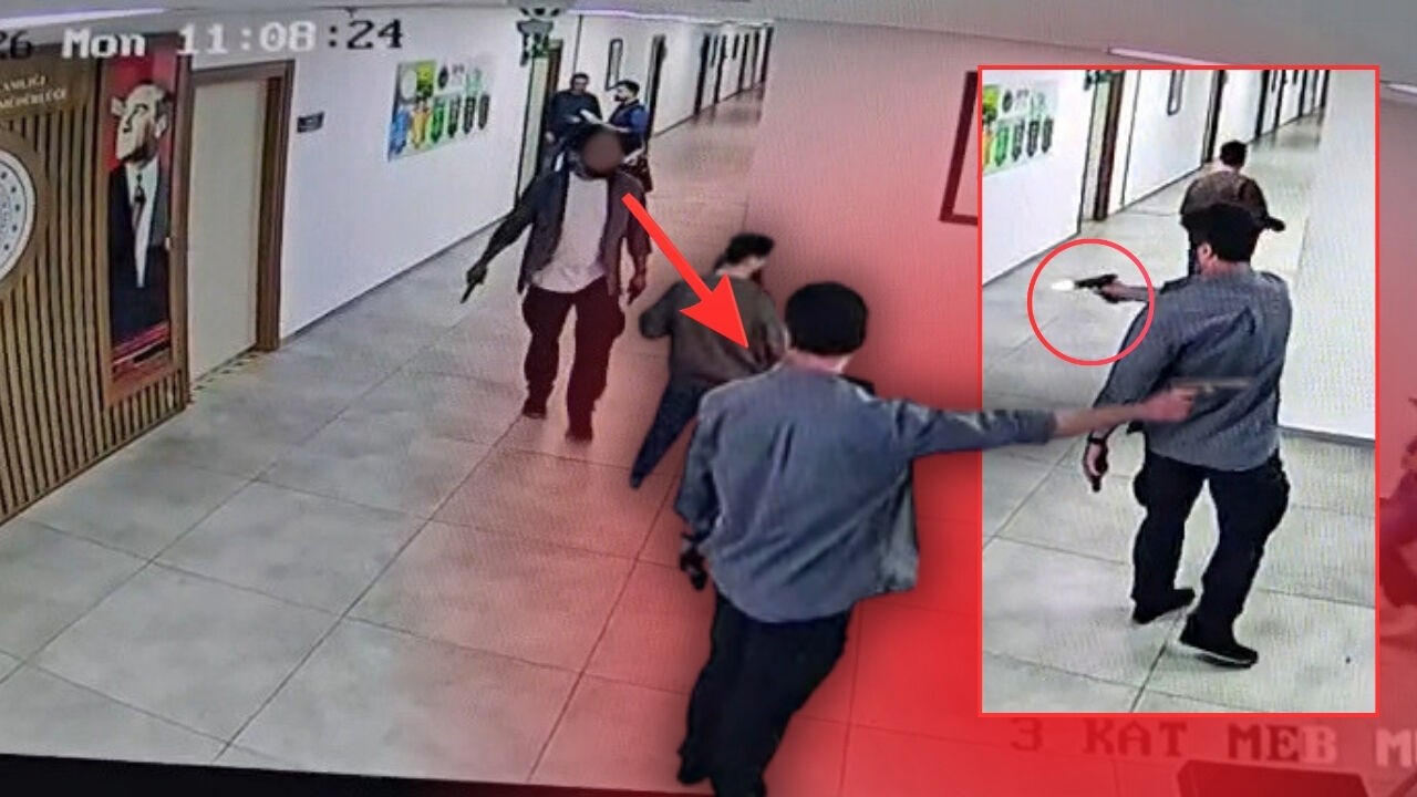 Kepez Kaymakamlığı'nda tabancayla ateş açan şahıs teslim oldu! İşte yeni görüntüler