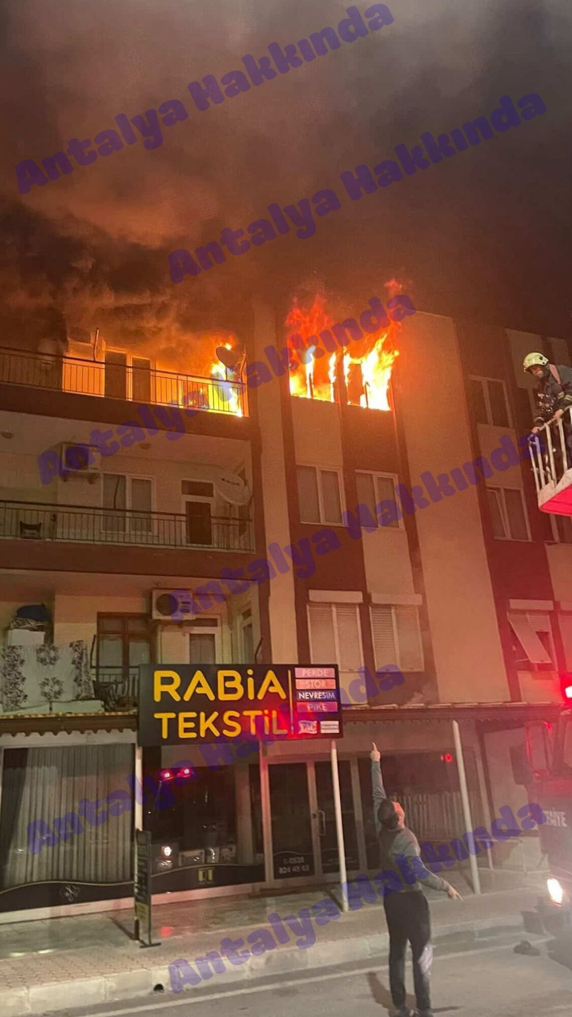 Kuzeyyaka Yangın Antalya