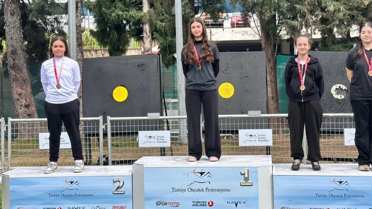 Okçuluk Il Birinciliğinde Manavgat'a 2 Altın Madalya