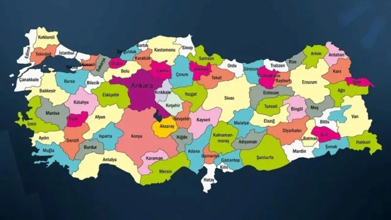 Türkiye'de en çok ilçeye sahip iller belli oldu!
