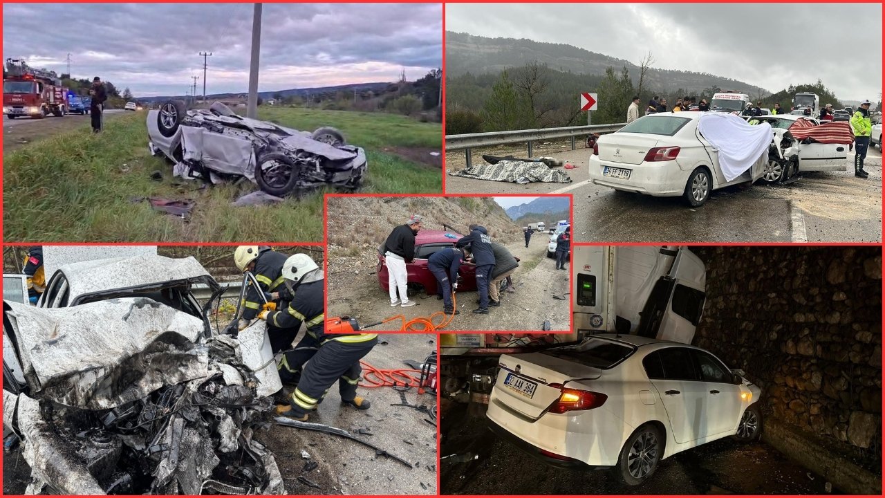 Isparta-Antalya karayolunda 4 ayda 18 can kaybı yaşandı!