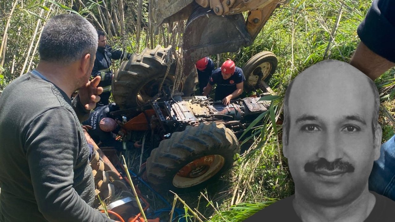 Antalya'da traktör sürücüsü hayatını kaybetti!