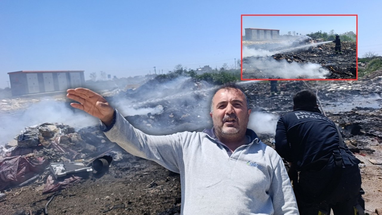 Antalya'da çöp ve hurdalar yine yandı! Vatandaş isyan etti