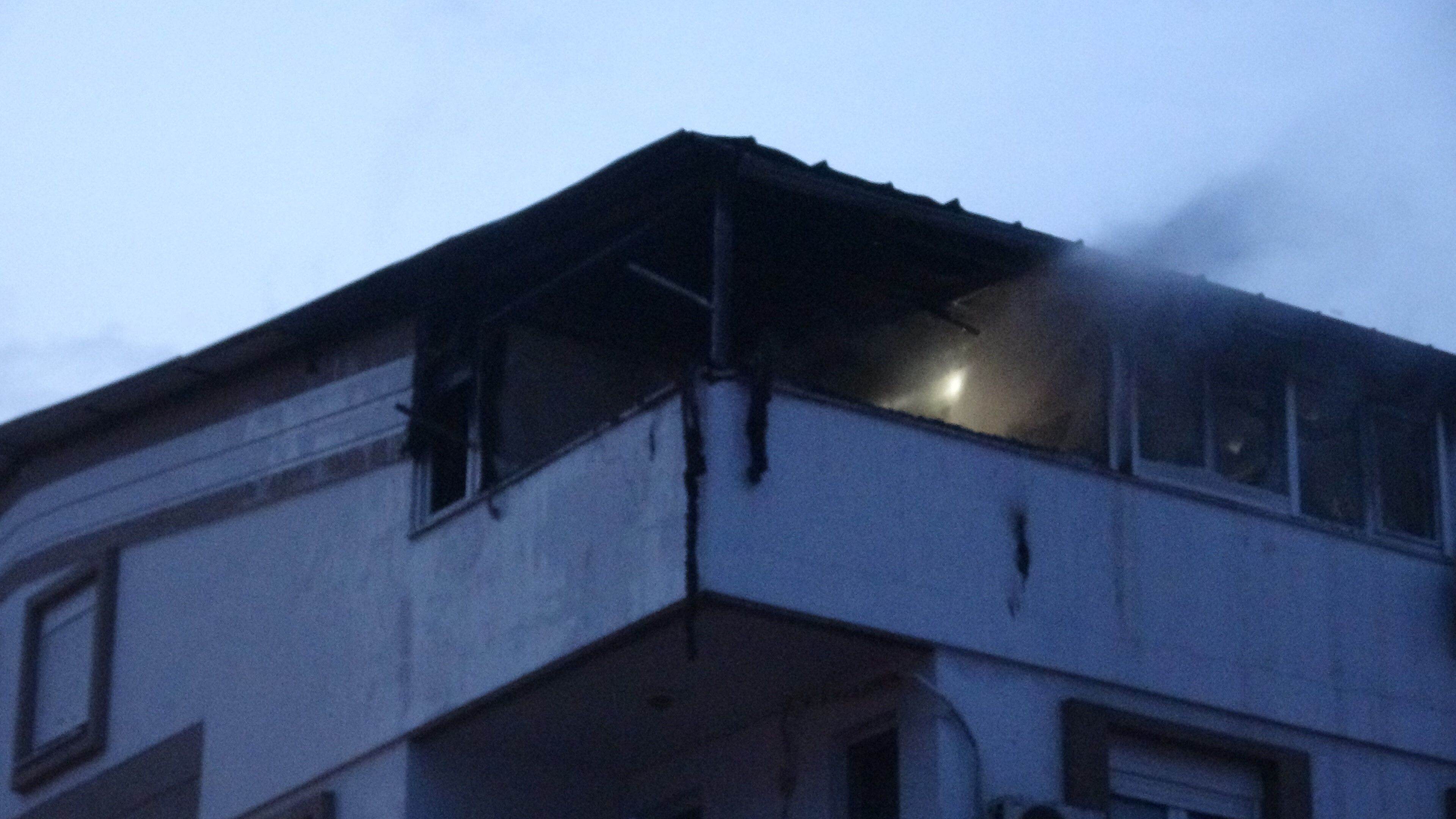 Antalya'da Teras Yangını1