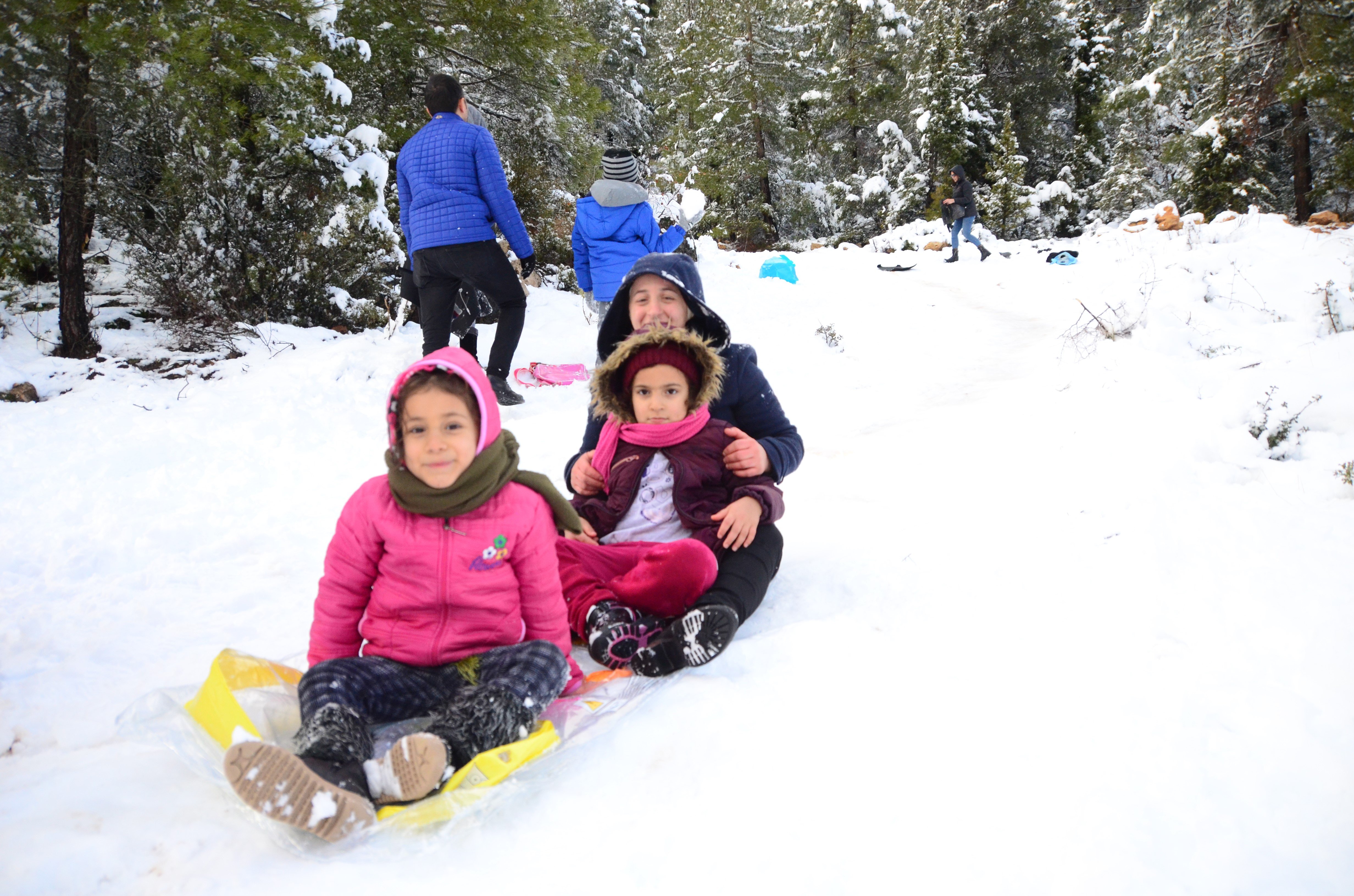 Antalya'ya Nisan Ayında Kar Yağdı10