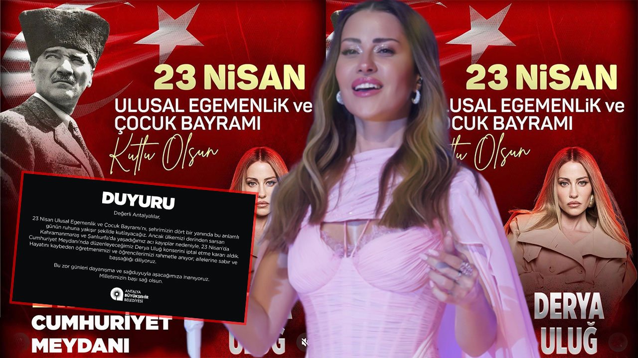 Antalya'da Derya Uluğ konseri iptal edildi