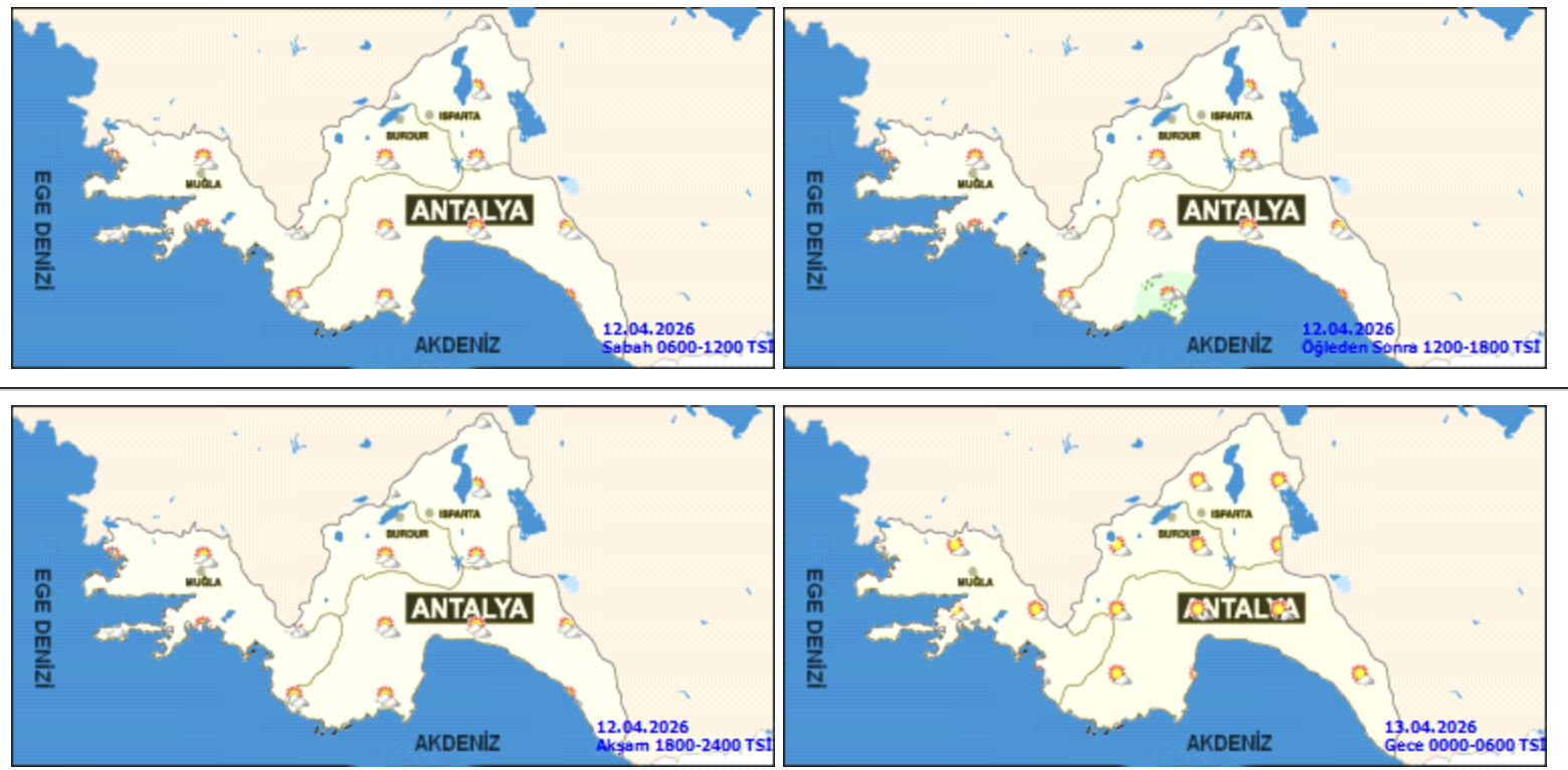 Hava Durumu 12 Nisan