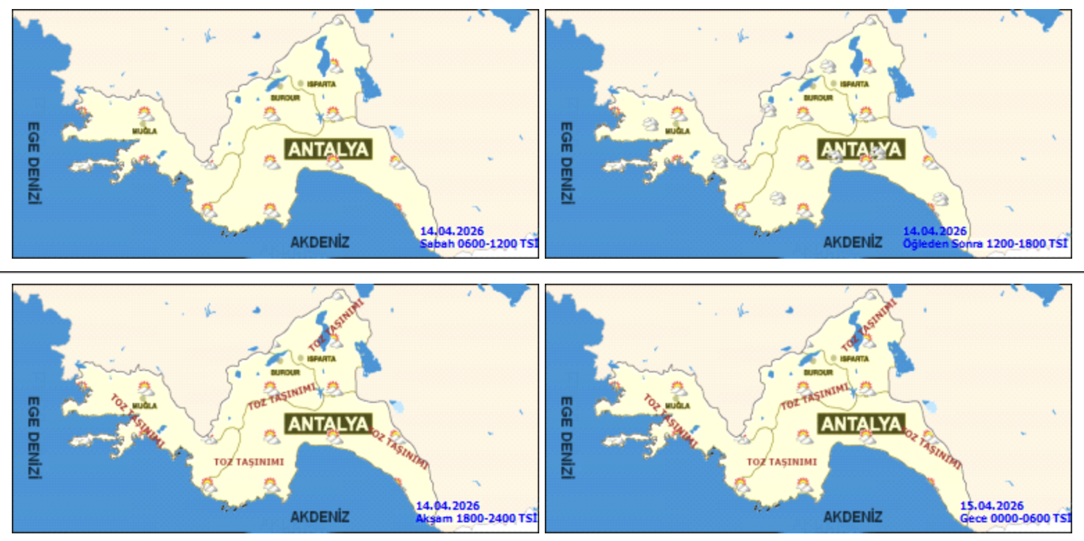 Hava Durumu 14 Nisan