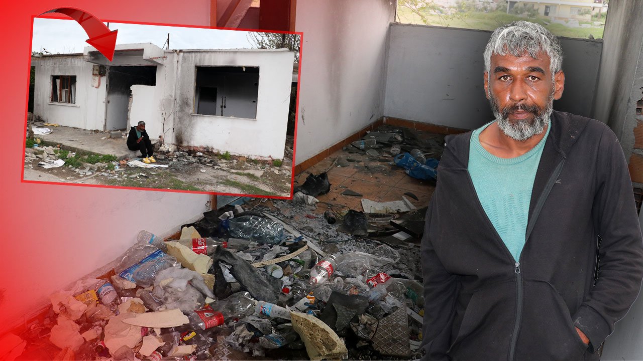 Antalya'da harabede yaşam mücadelesi veriyor!