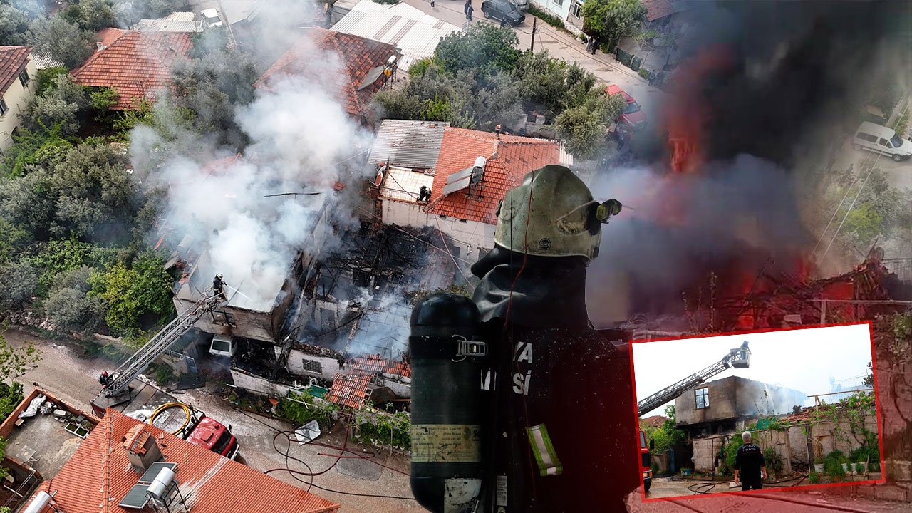 Antalya’da alevler gecekonduyu sardı: İçerideki 2 çocuğu mahalleli kurtardı