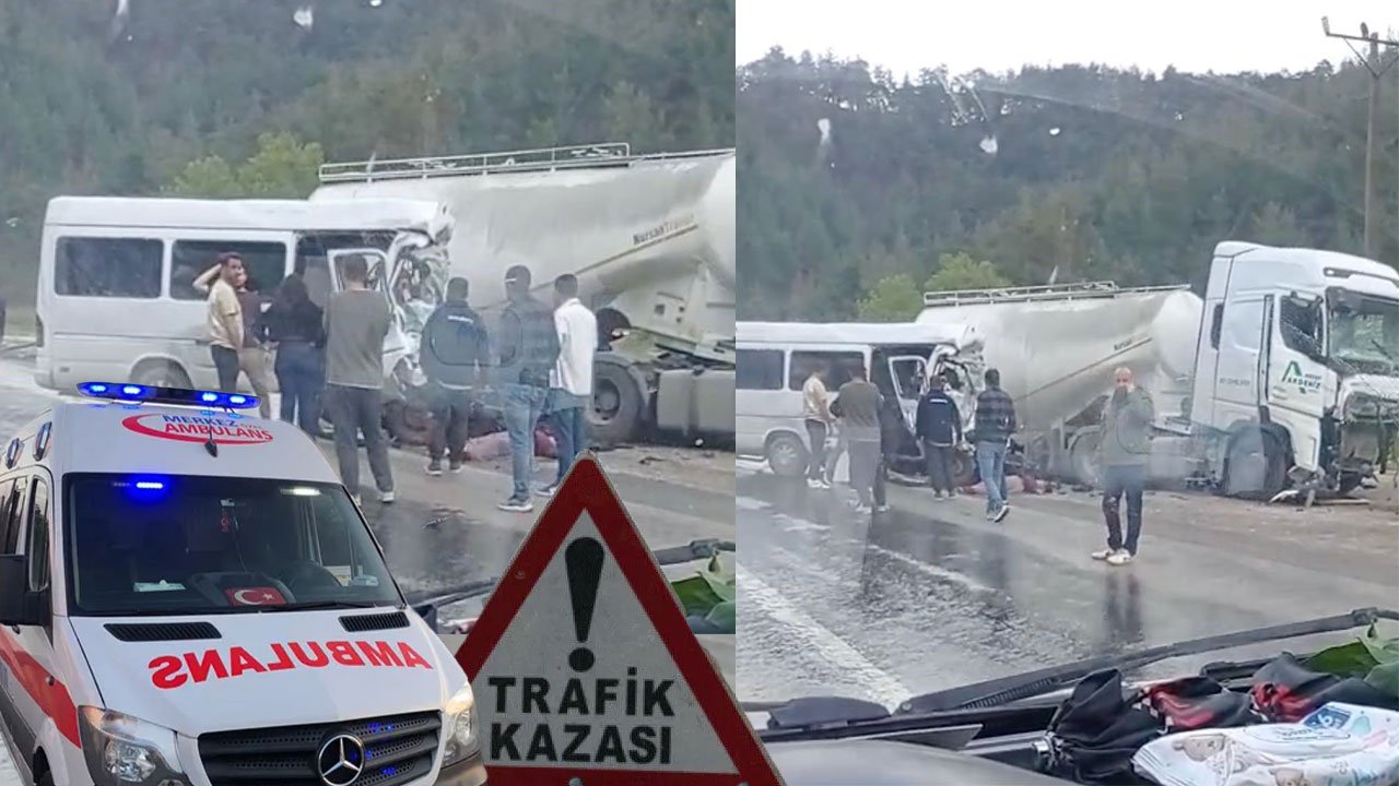 Antalya kara yolunda feci kaza: 7 ölü, 7 yaralı