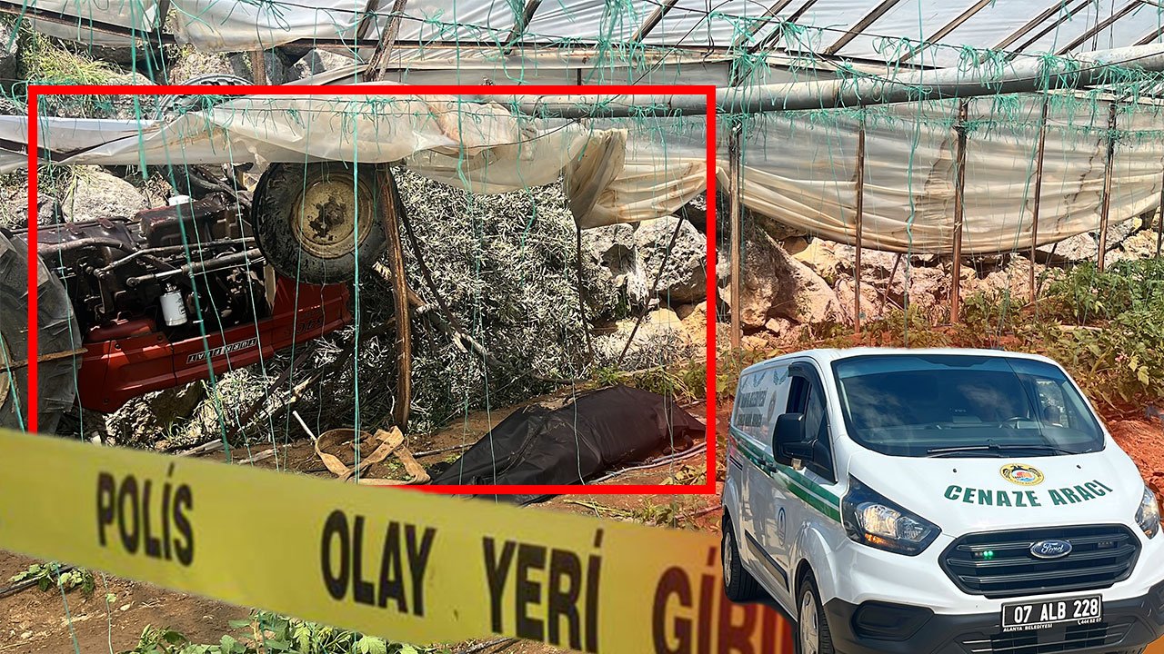 Antalya'da traktörün altında kalan genç hayatını kaybetti!