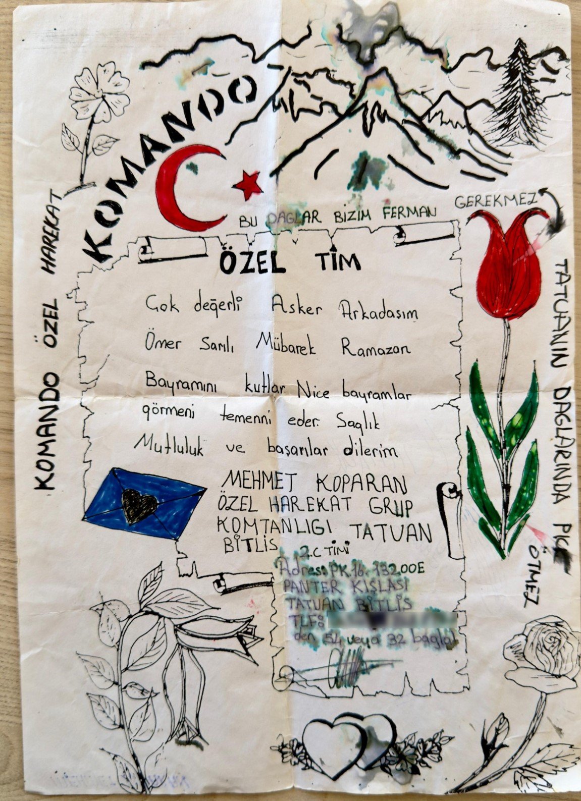 Uzman Çavuş, Şehit Arkadaşının Annesini Ziyaret Etti7