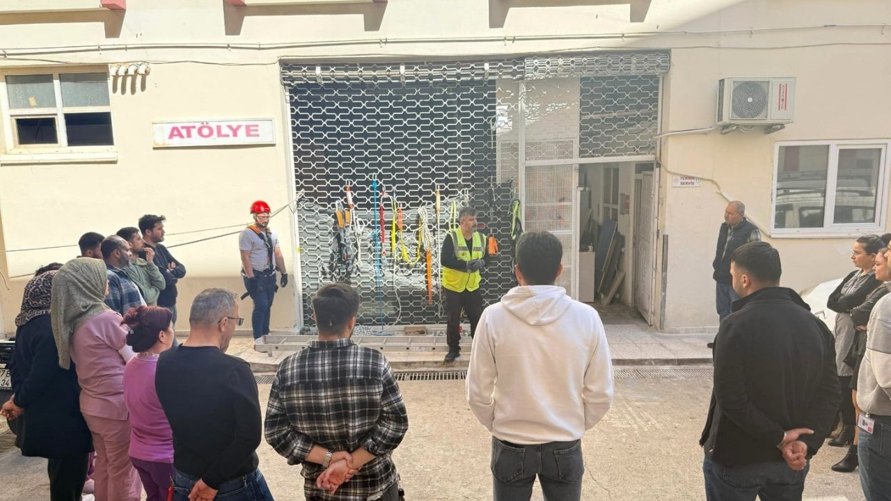 Yüksekte Çalışma Güvenliği Eğitimi Verildi