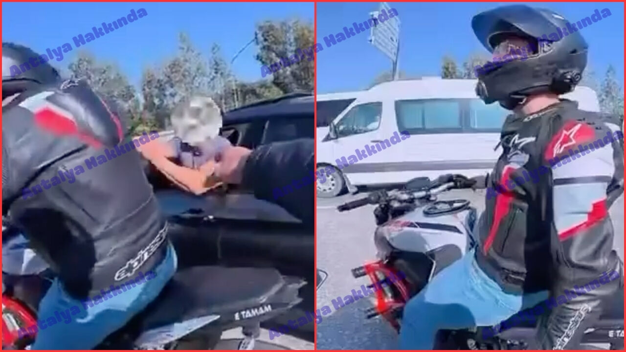 Antalya’da polisim dedi, dayak yedi! İşte o görüntüler