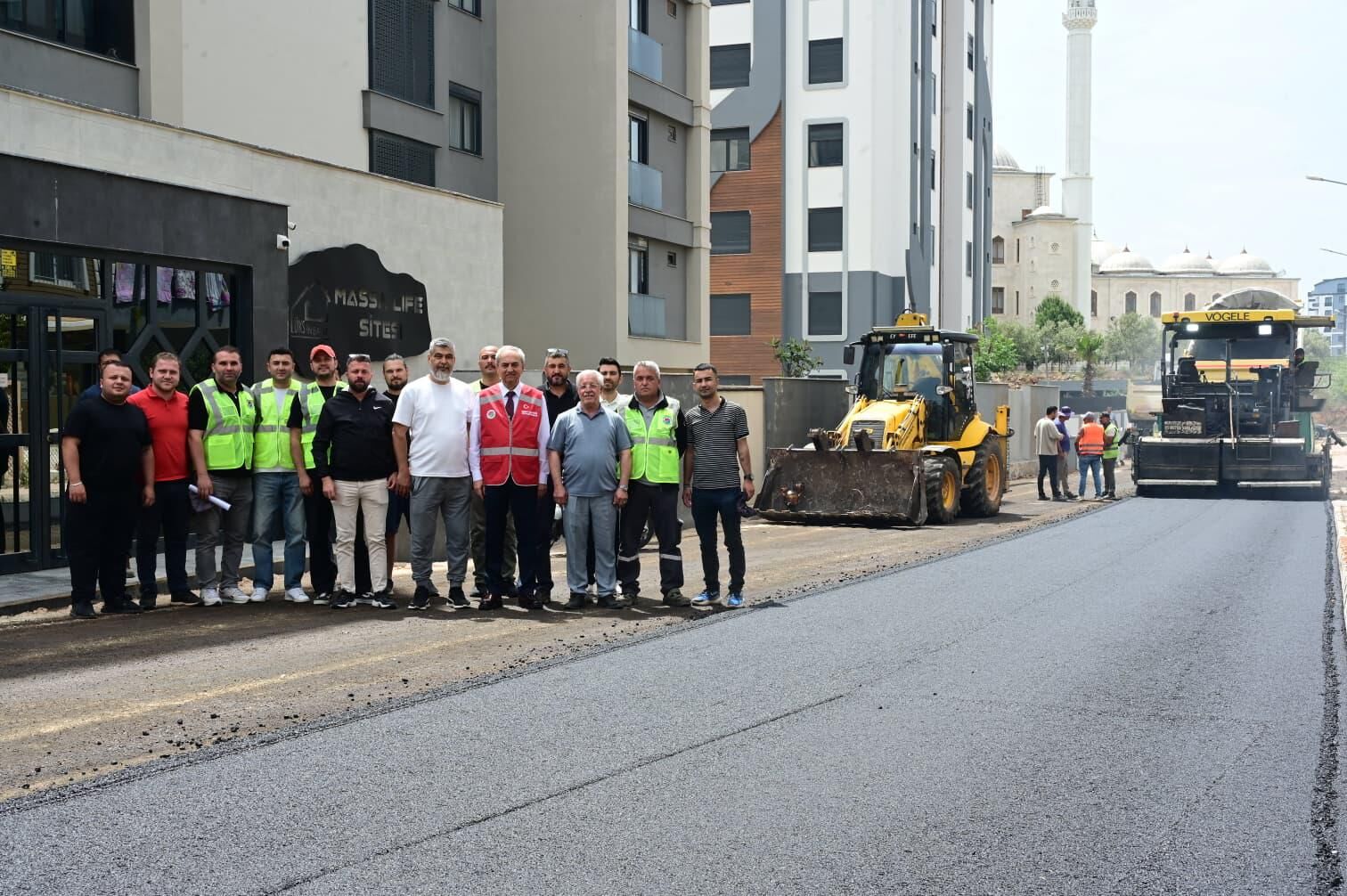 Baskan Kocagoz Cankayadaki Asfalt Calismalarini Yerinde Inceledi 6