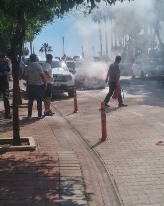 Alanya Otomobil Yangini1