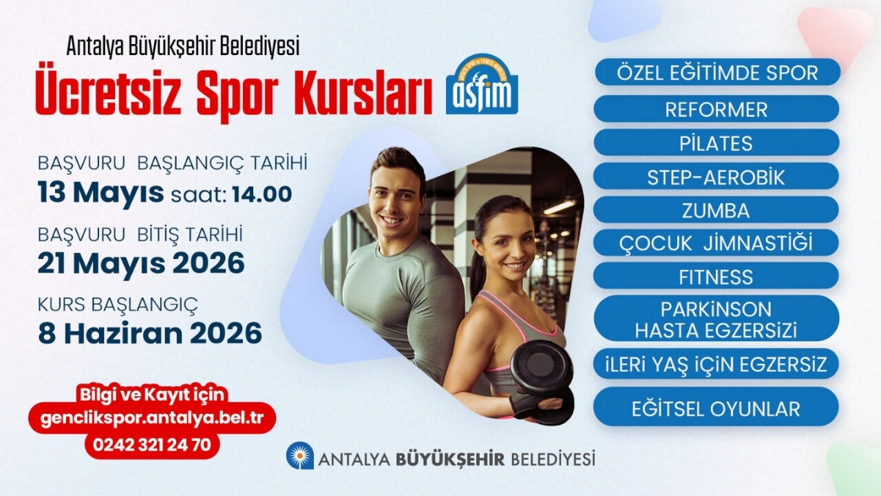 Asfi̇m’de Yaz Sezonu Kayıtları Başladı