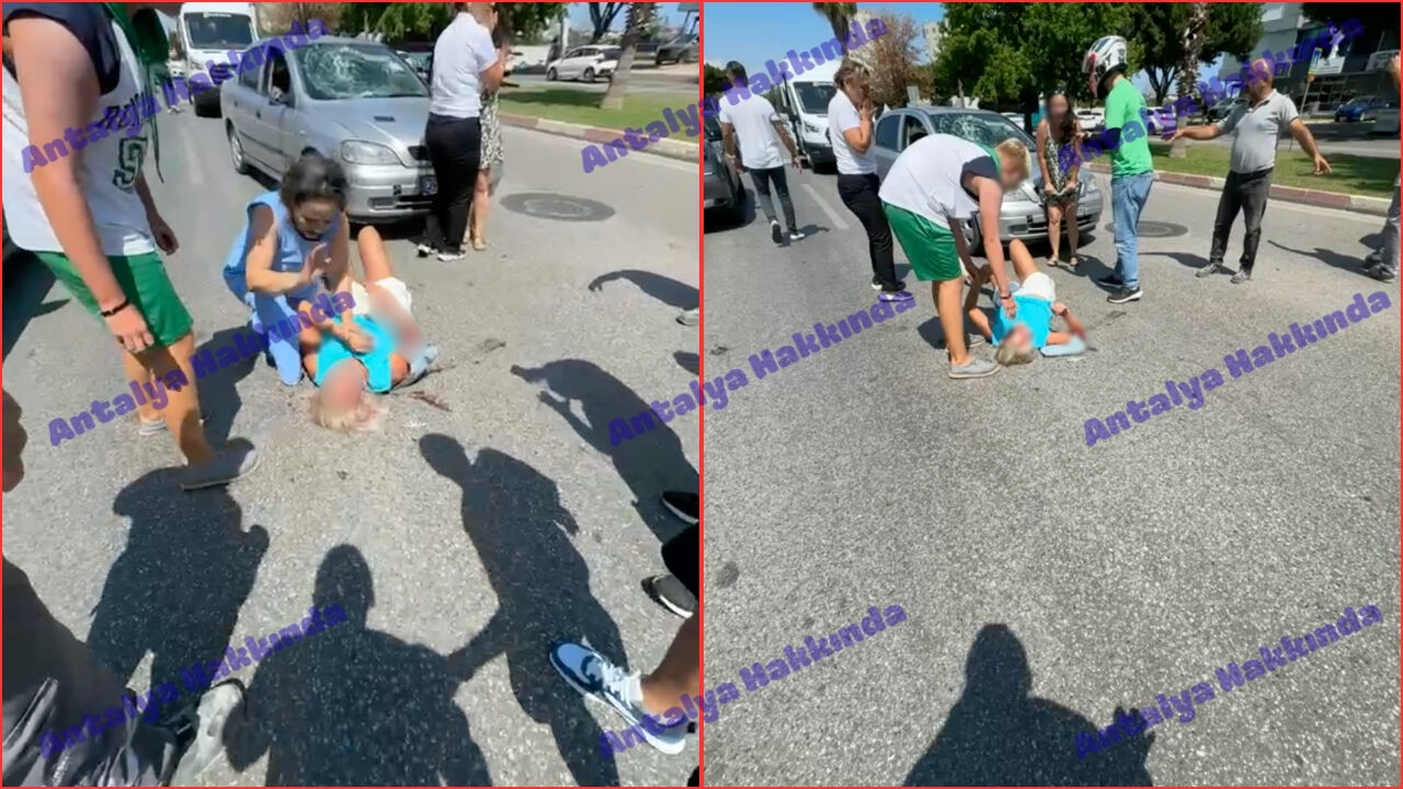 Antalya'da turist kadına otomobil çarptı: "Gözüme sinek kaçtı görmedim"
