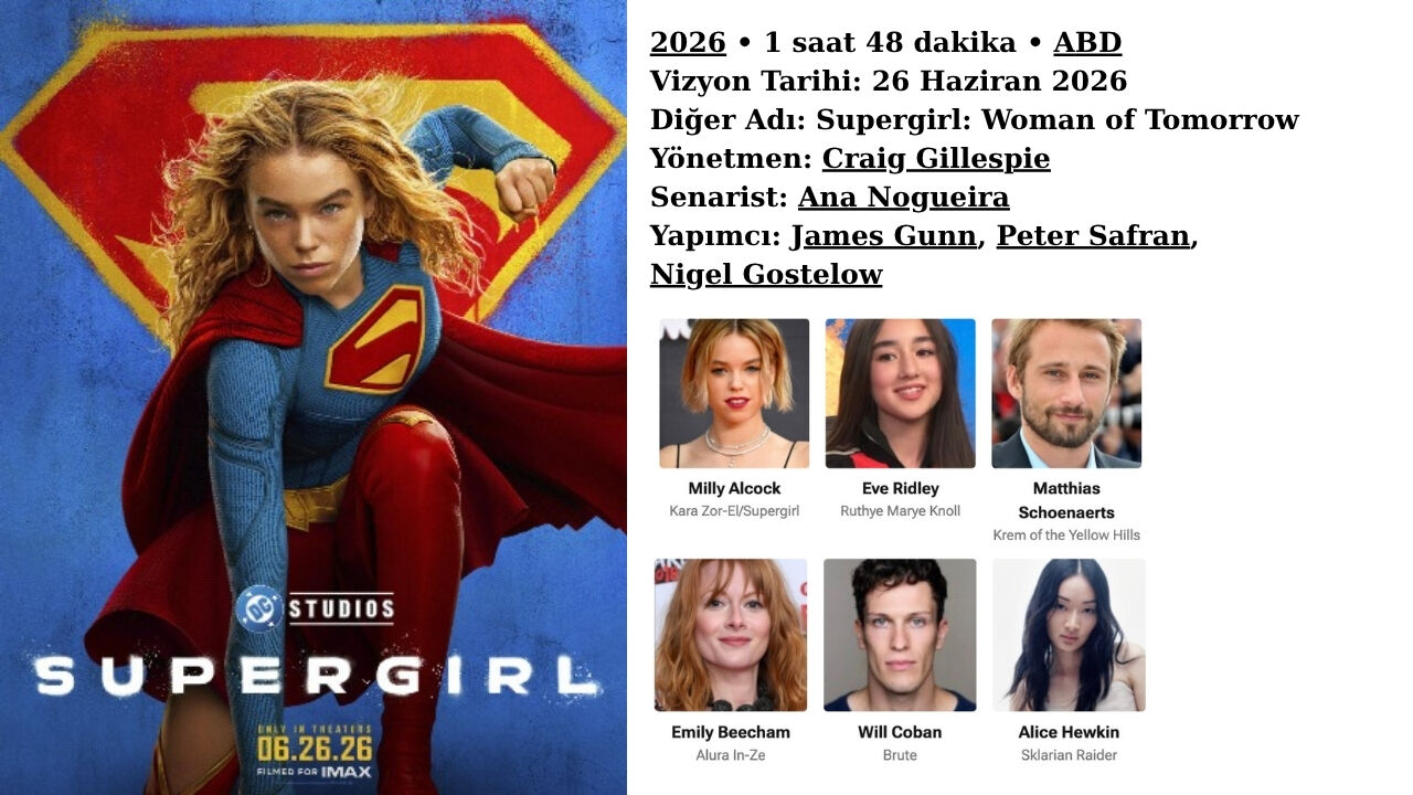 Supergirl Antalya Sinema-1