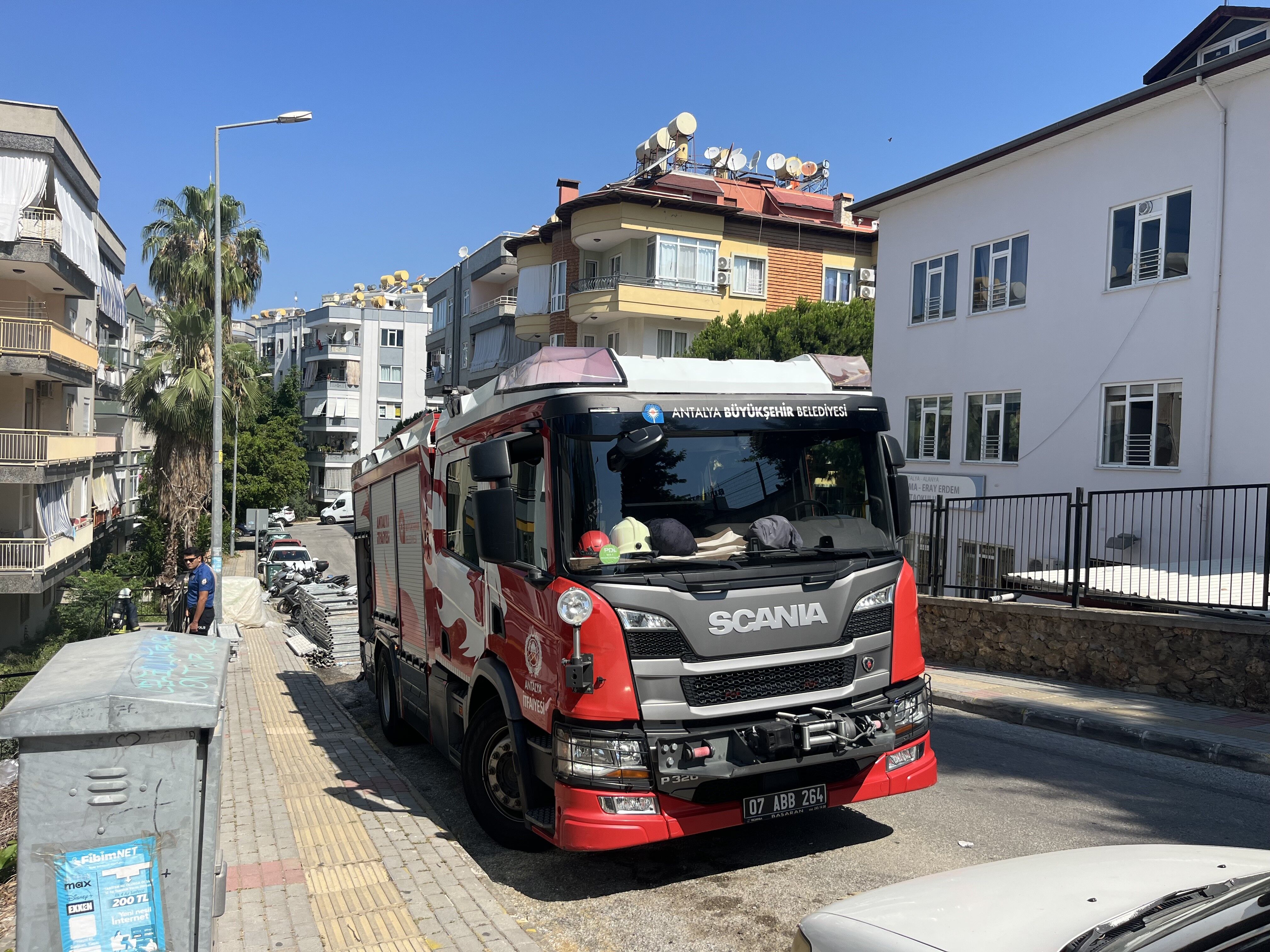 Alanya Apartman Dairesi Yangin2