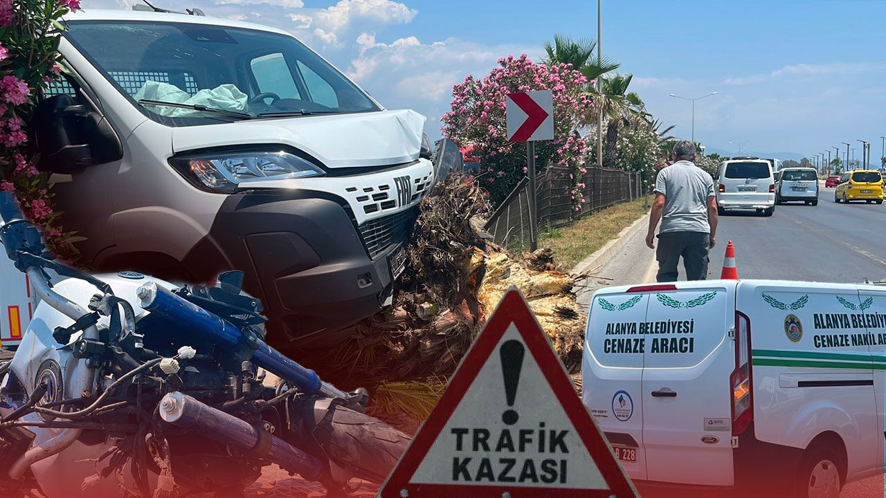 Antalya'da feci çarpışma can aldı: Genç motosikletli hayatını kaybetti