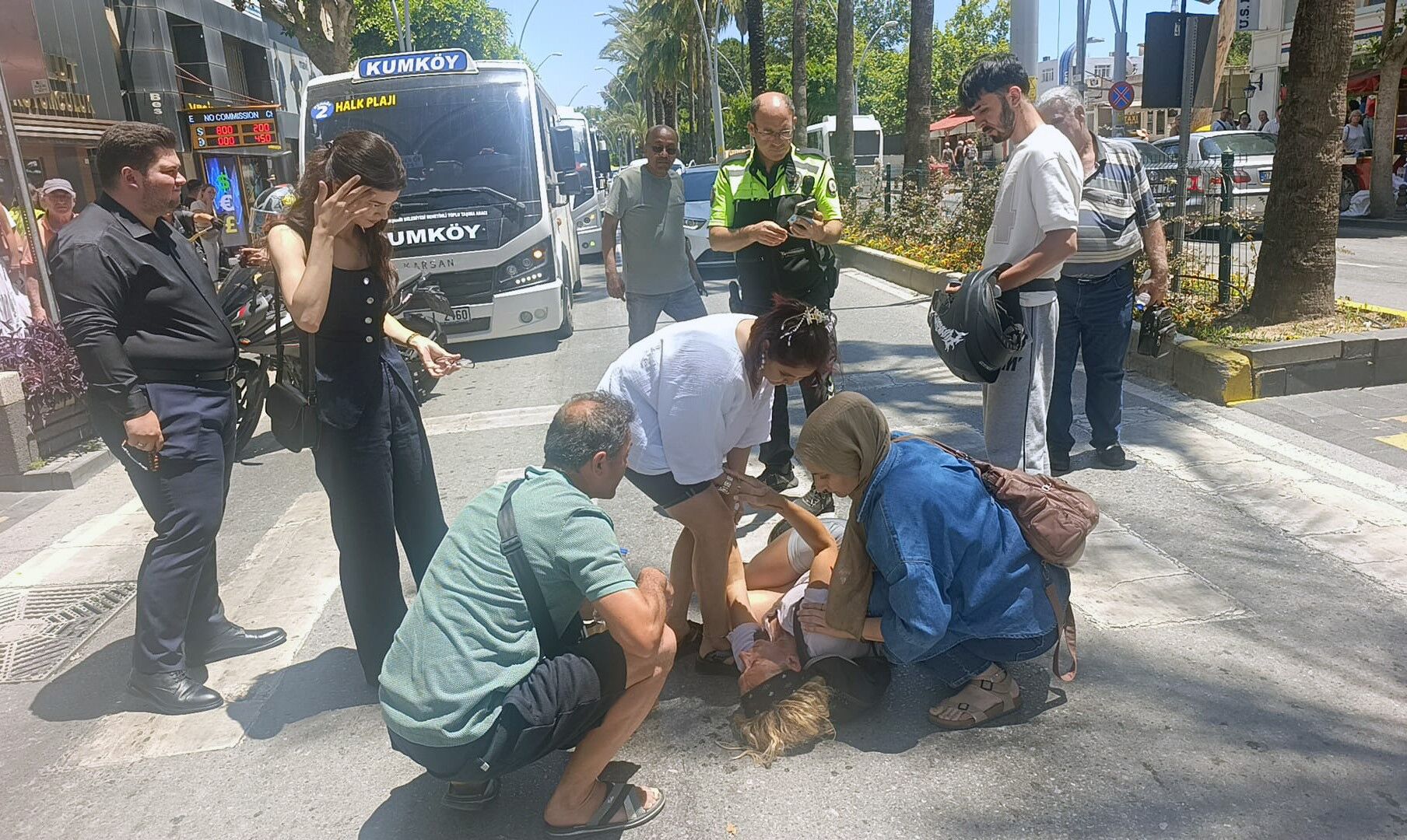 Alman Kadin Kaza Turist Antalya4