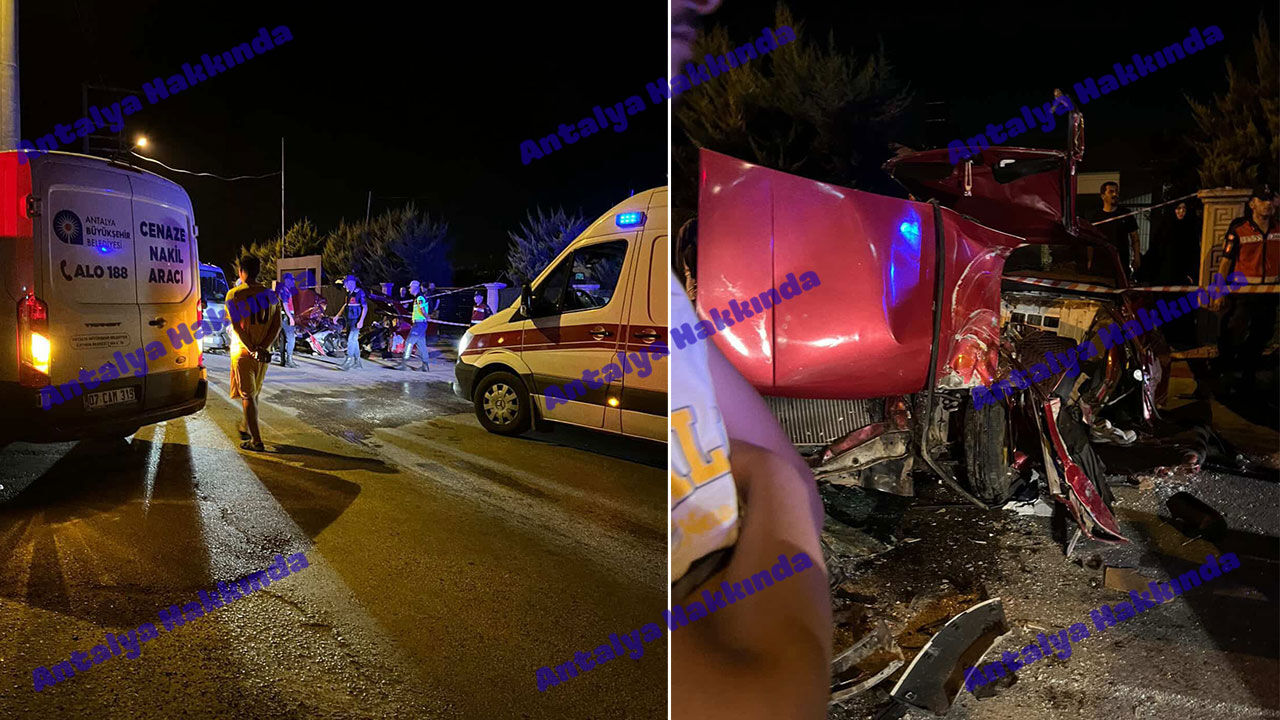 Antalya Kirisciler Kaza Vefat