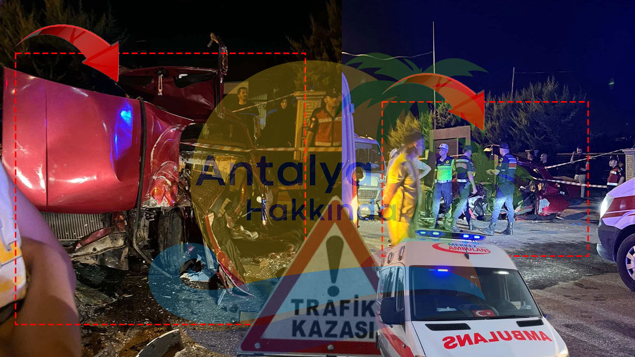 Antalya'da feci kaza: Araçtan savrulan çocuk hayatını kaybetti!