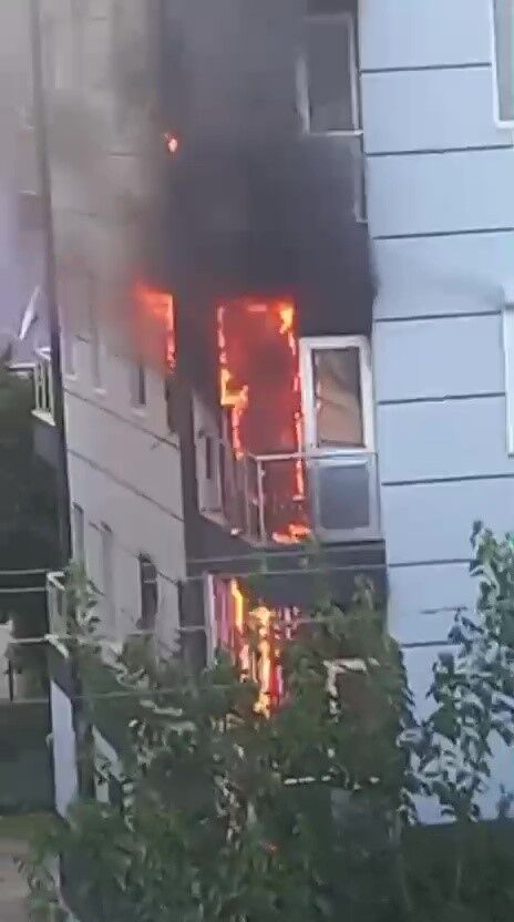 Antalyada Tup Patladı Yangin Cıkti3
