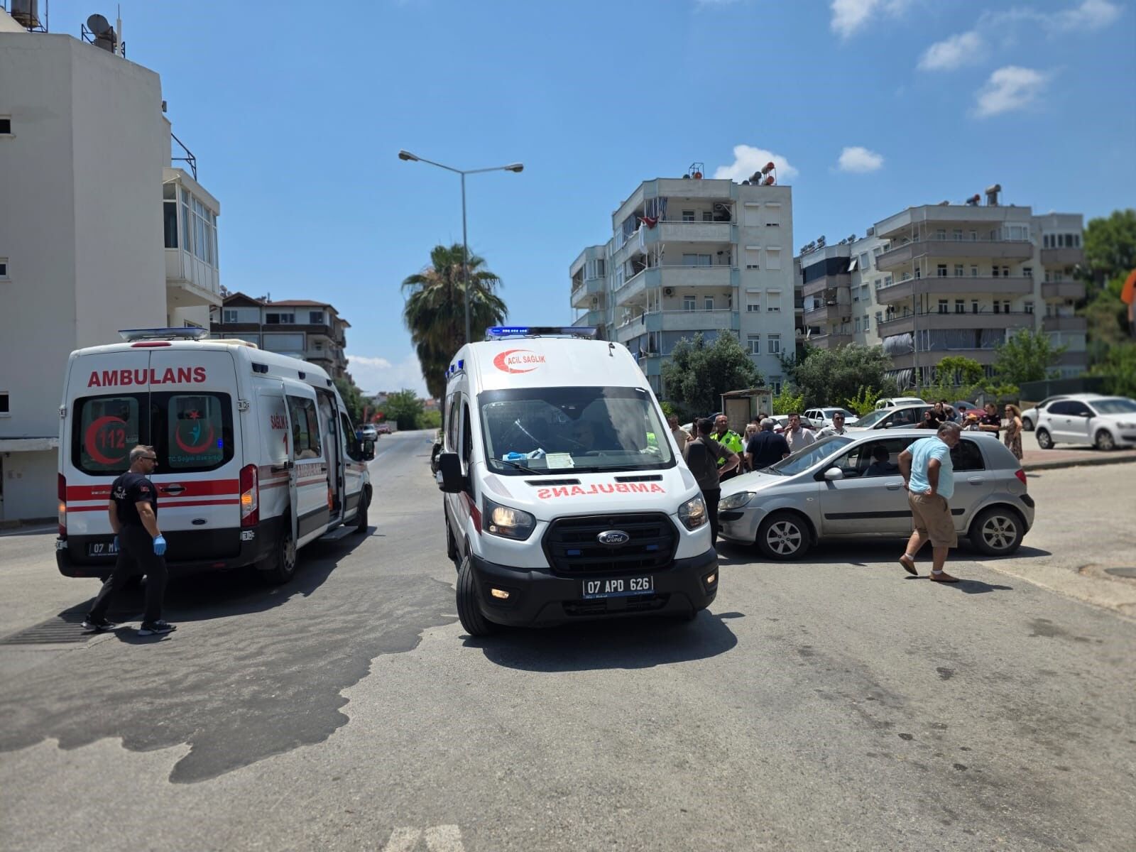 Manavgat Aydinevler Mahallesi Kaza 2Yaral1