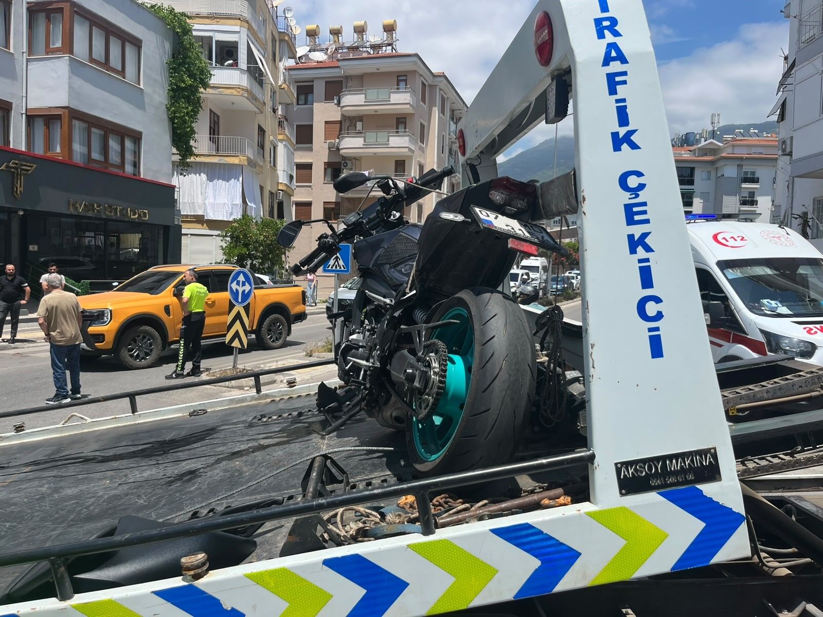 Motosiklet Otomobil Carpisti Antalya Alanya1