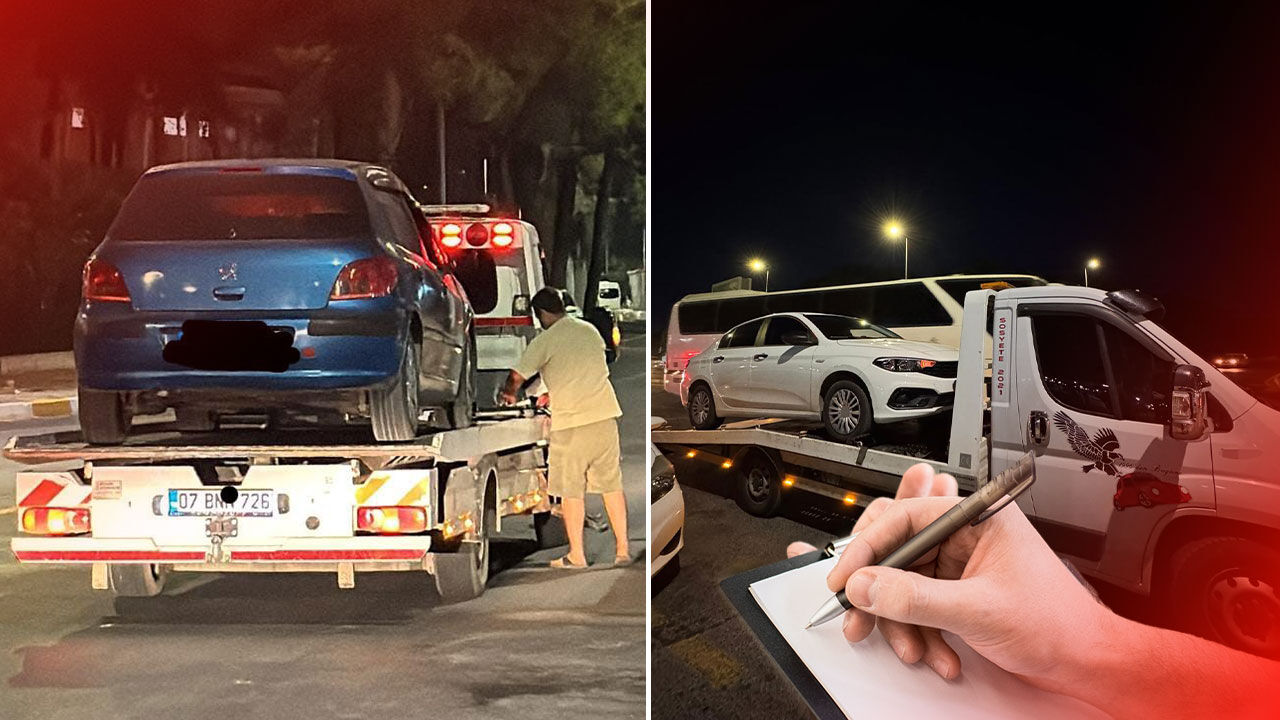 Antalya'da korsan taşımacılık yapan araçlar trafikten men edildi!